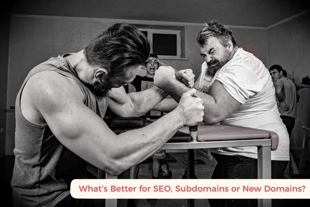 new domain vs. subdomain